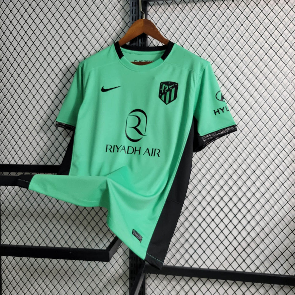 Camisa Atlético de Madrid Third 2023/24 - Nike Torcedor Masculina - Verde/Preta