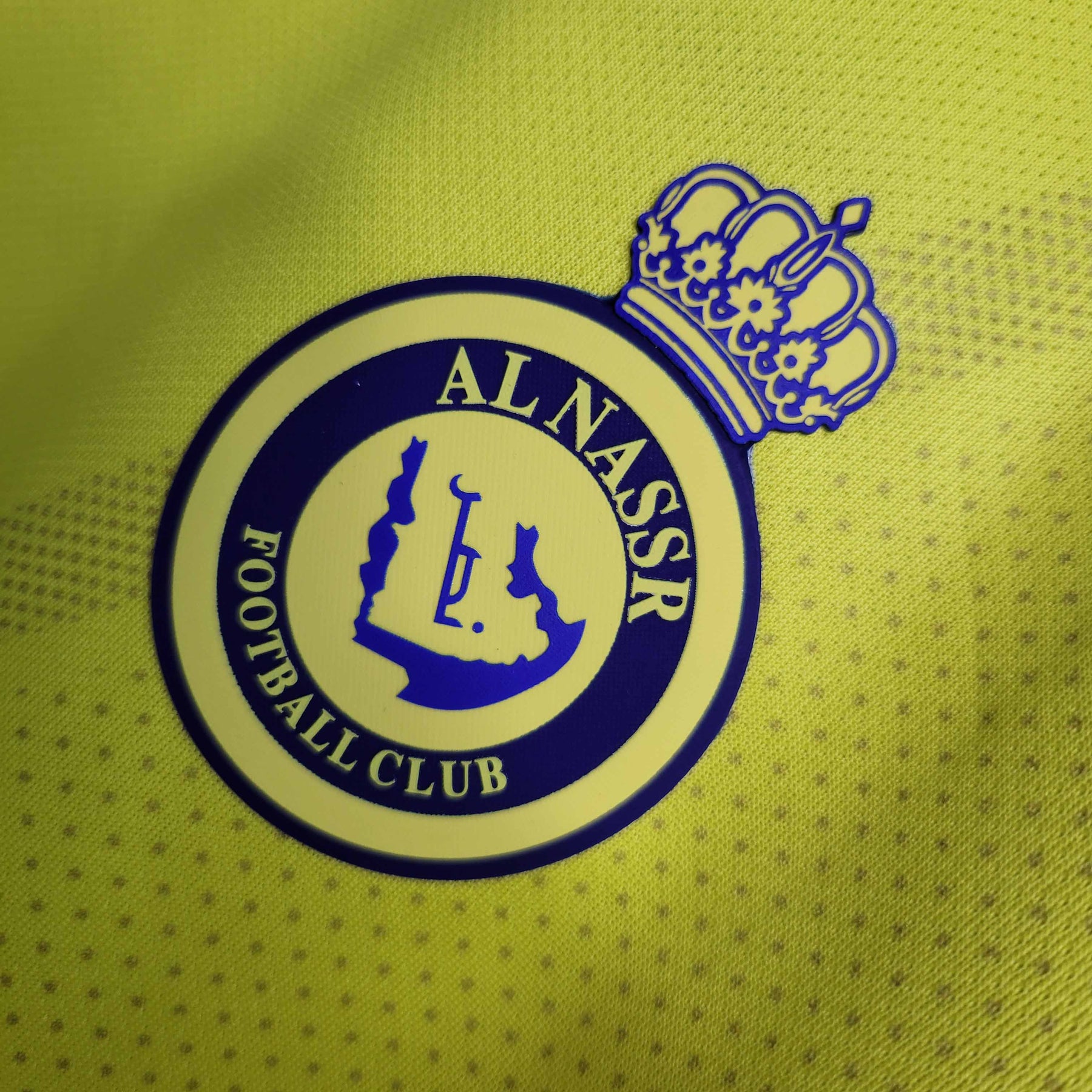 Camisa Al-Nassr Home 2022/23 - Duneus Torcedor Masculina - Amarela/Azul