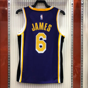 Regata NBA Los Angeles Lakers Statement 20/21 LeBron James 6 Roxa