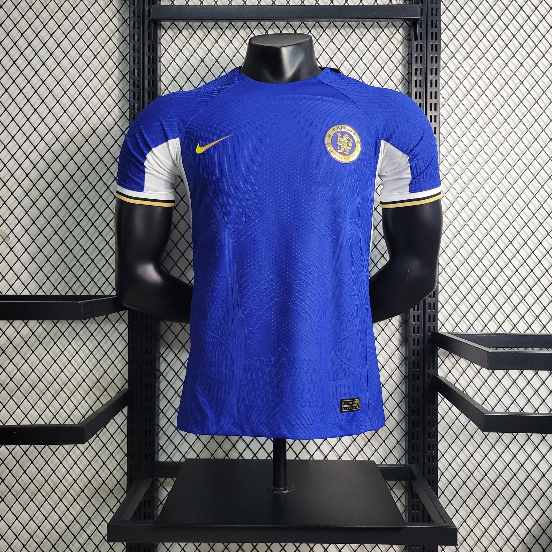 Camisa Chelsea Home 2023/24 - Nike Jogador Masculina - Azul/Branca