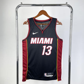 Regata NBA Miami Heat Icon Edition 23/24 Bam Adebayo Preta