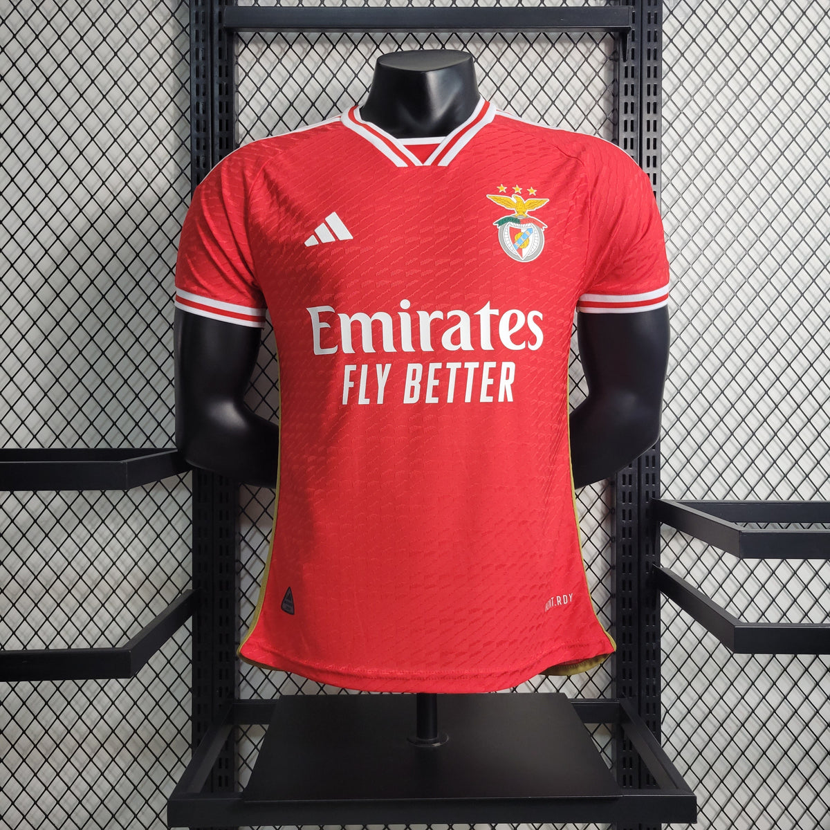 Camisa Benfica Home 2023/24 - Adidas Jogador Masculina - Vermelha/Branca