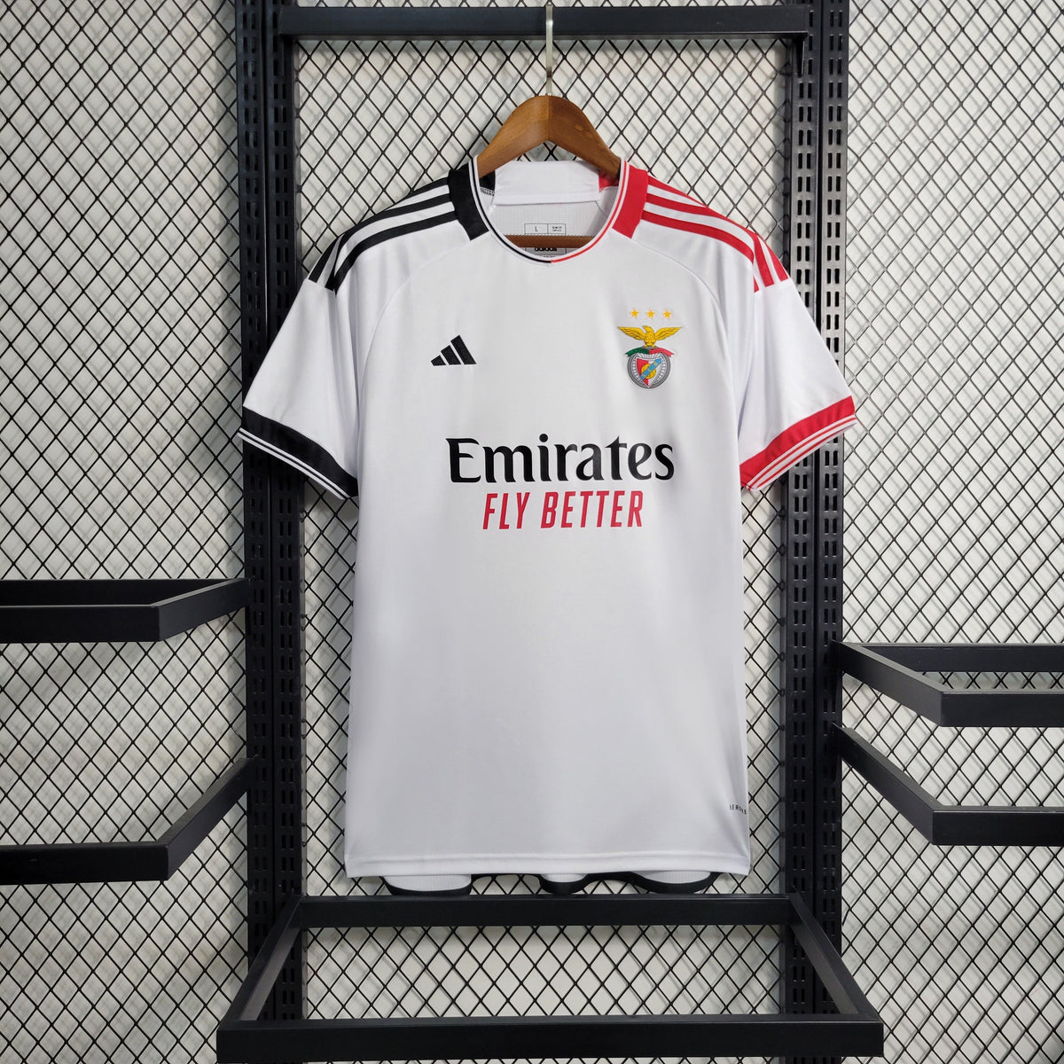 Camisa Benfica Third 2023/24 - Adidas Torcedor Masculina - Brana/Preta