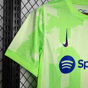 Camisa Barcelona Away 2024/25 - Nike Torcedor Masculina - Verde/Azul