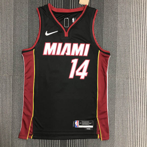 Regata NBA Miami Heat Icon Edição 75 anos Tyler Herro Preta