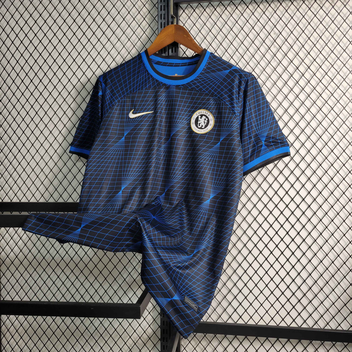 Camisa Chelsea Third 2023/24 - Nike Torcedor Masculina - Azul/Preta