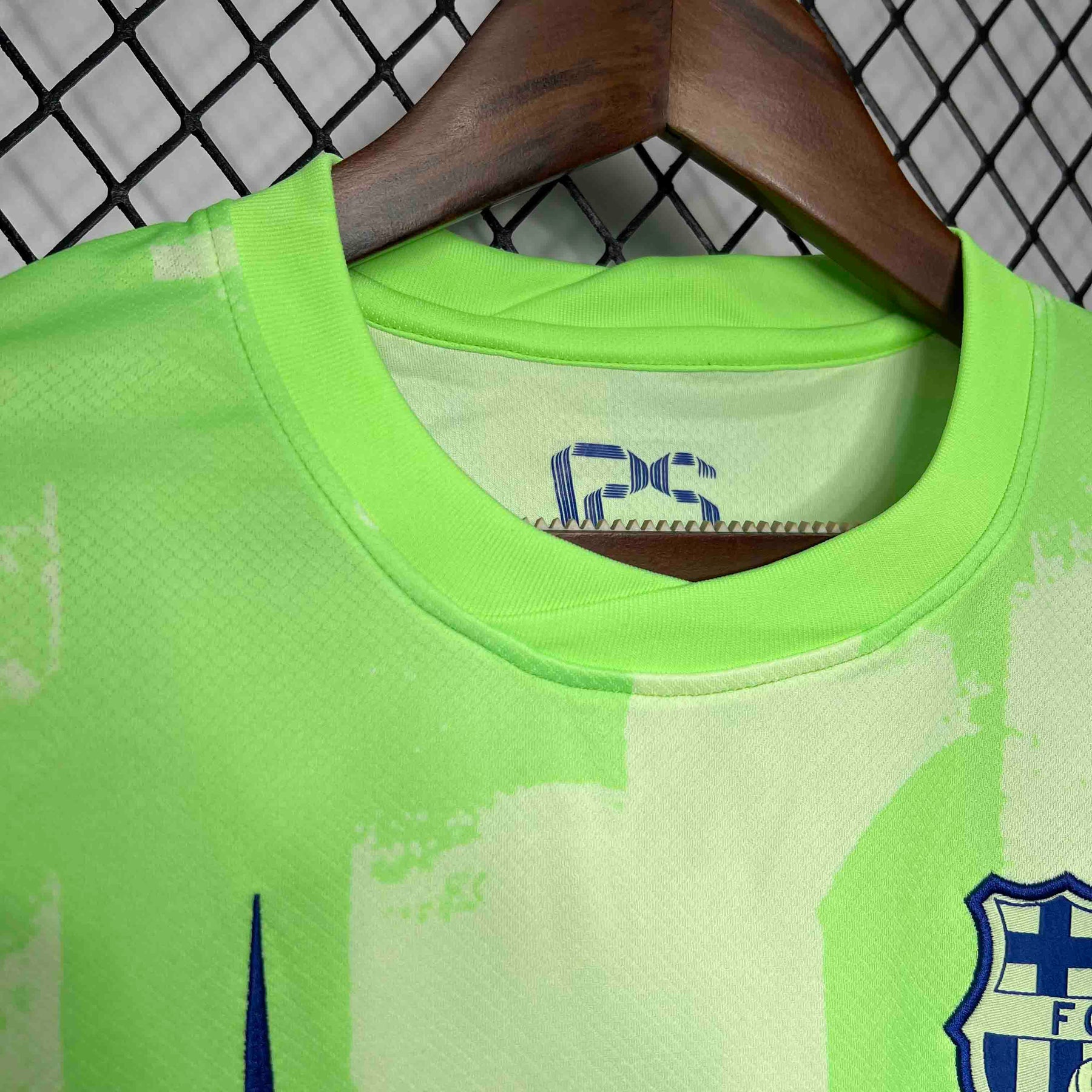 Camisa Barcelona Away 2024/25 - Nike Torcedor Masculina - Verde/Azul