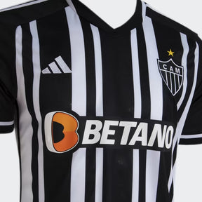 Camisa Atlético Mineiro I 23/24 Preta/Branca Masculina