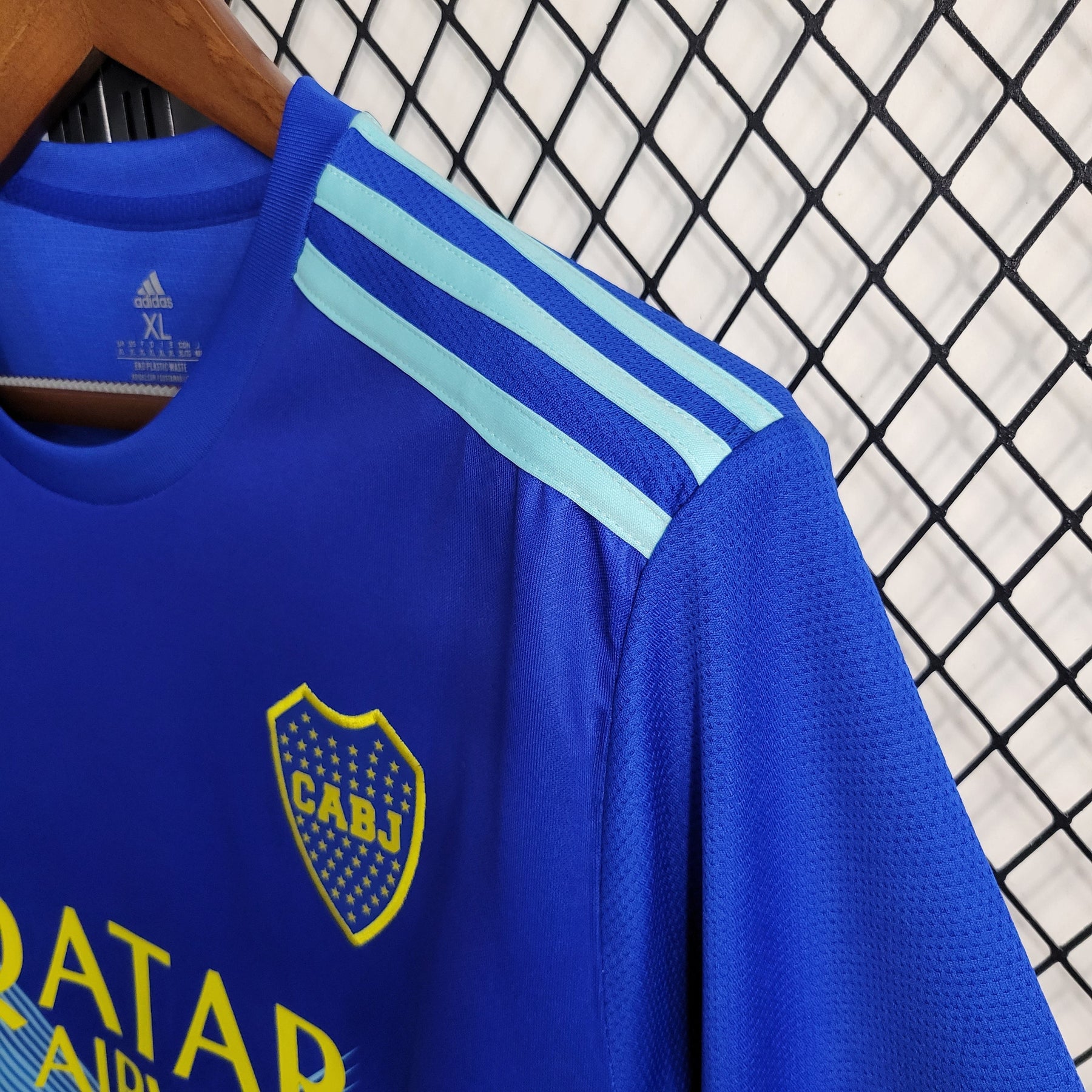 Camisa Boca Juniors Away 2023/24 - Adidas Torcedor Masculina - Azul/Amarela