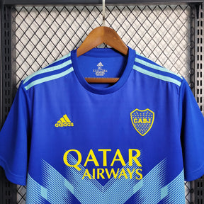 Camisa Boca Juniors Away 2023/24 - Adidas Torcedor Masculina - Azul/Amarela