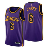 Regata Nike Swingman Los Angeles Lakers "James" N° 6