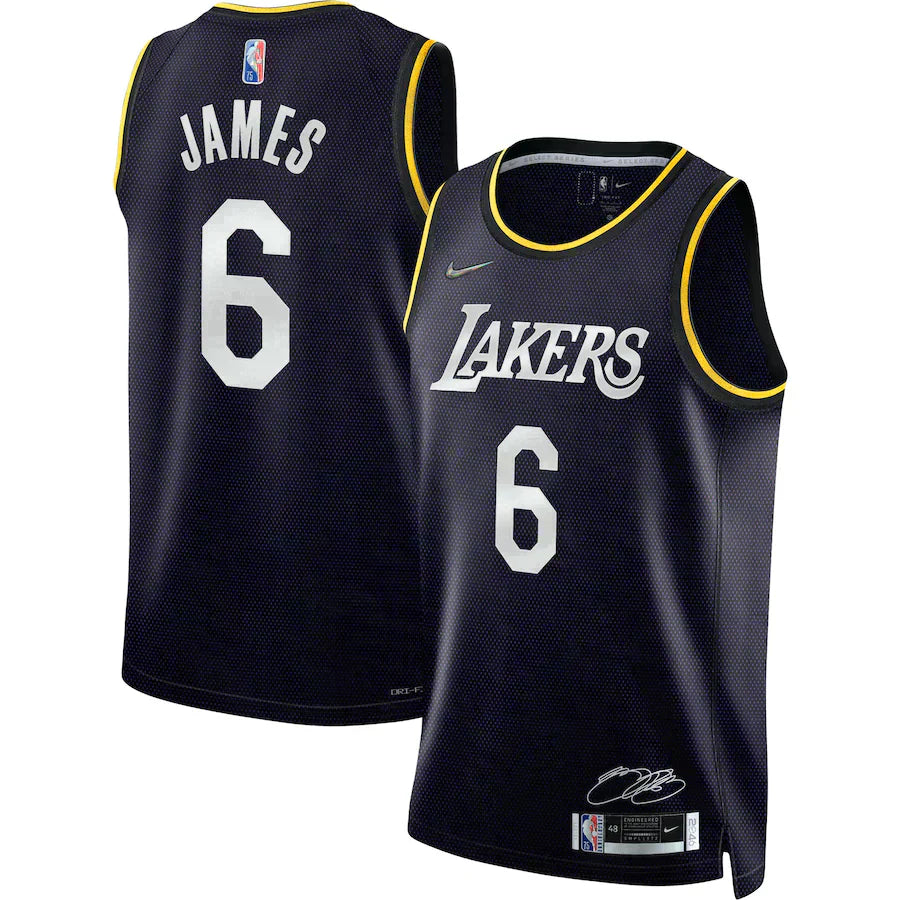 Regata Nike Swingman Los Angeles Lakers "James" N° 6