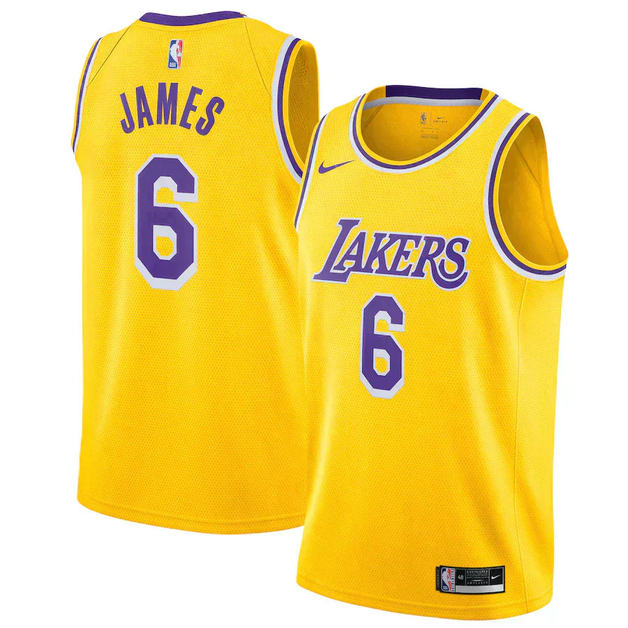 Regata Nike Swingman Los Angeles Lakers "James" N° 6